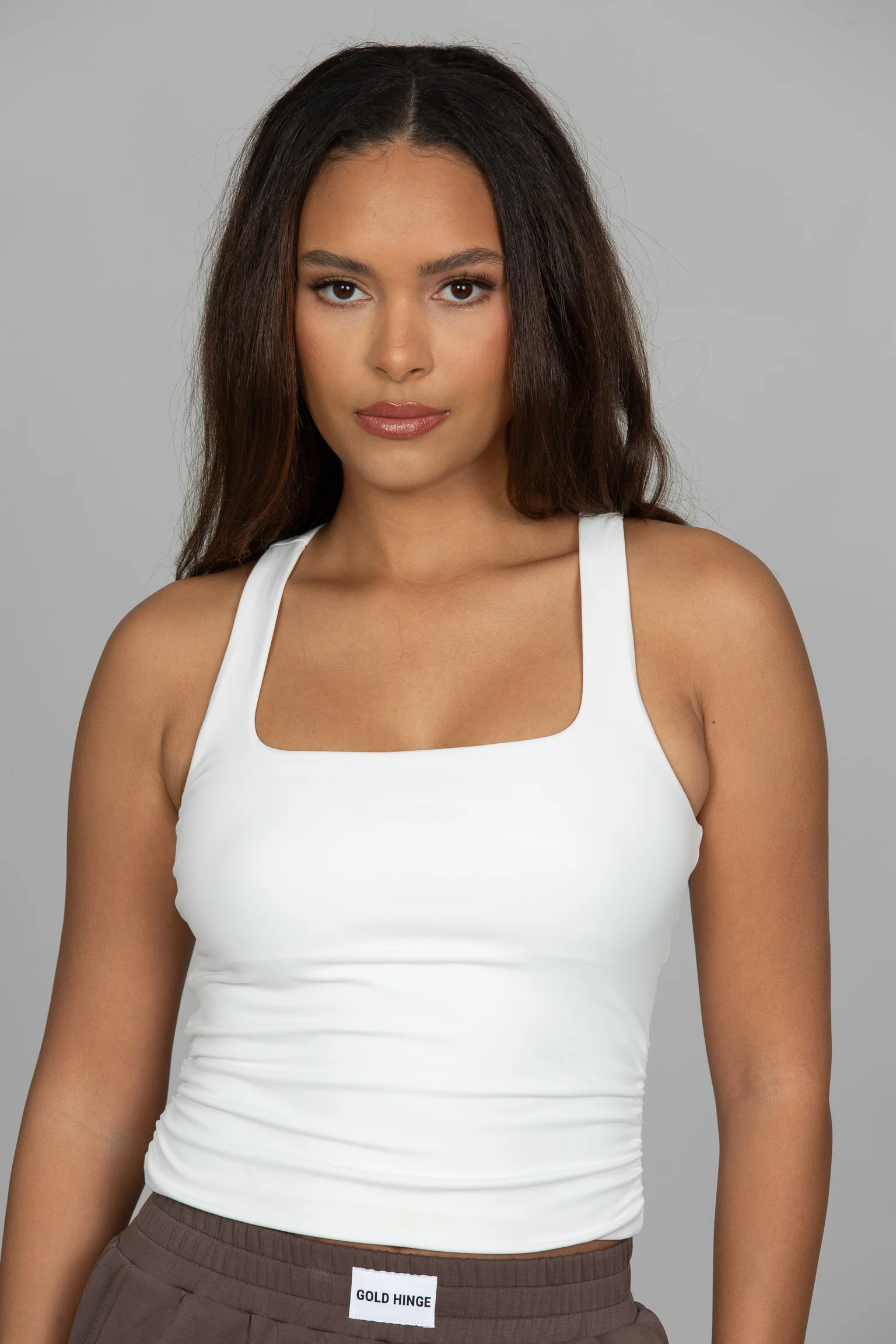 Ivory CoreSculpt Cutout Tank - Image 5